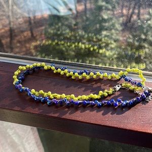 Set of two beaded chokers